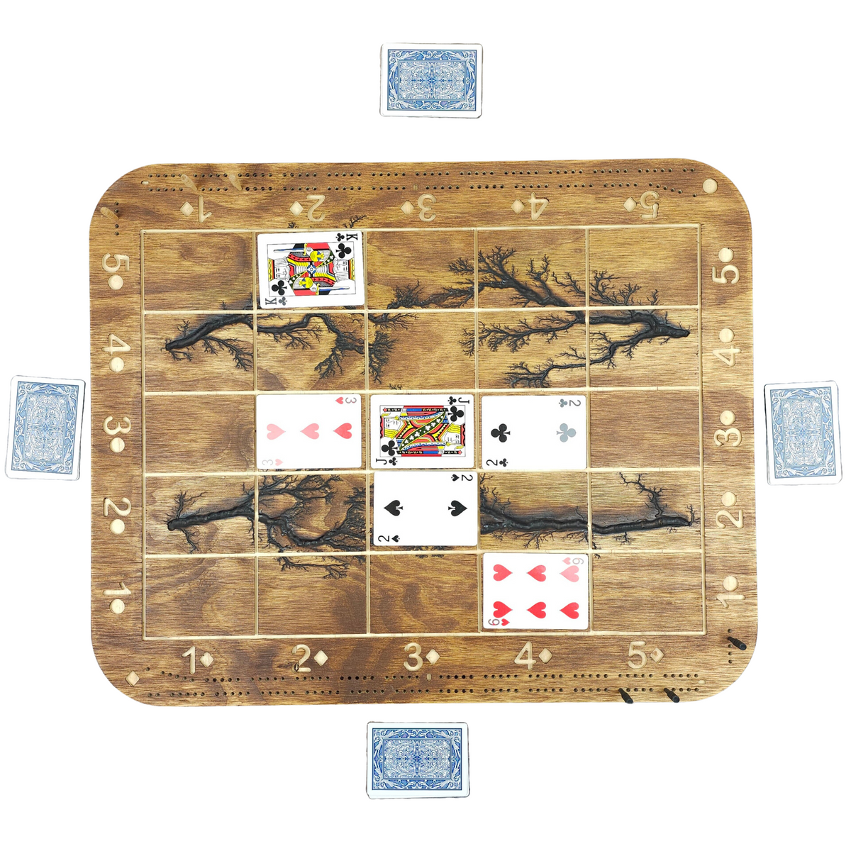 Cross Crib Cribbage Board | Made In USA