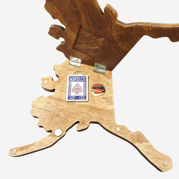 Deluxe Alaska State Cribbage Board