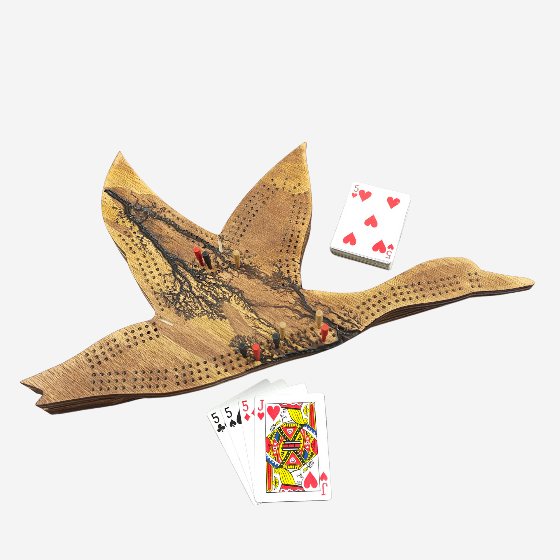 Deluxe Duck Cribbage Board