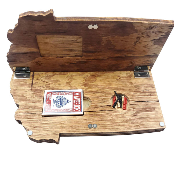Deluxe Montana State Cribbage Board
