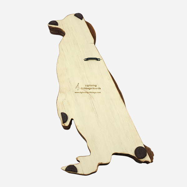 Deluxe Penguin Cribbage Board