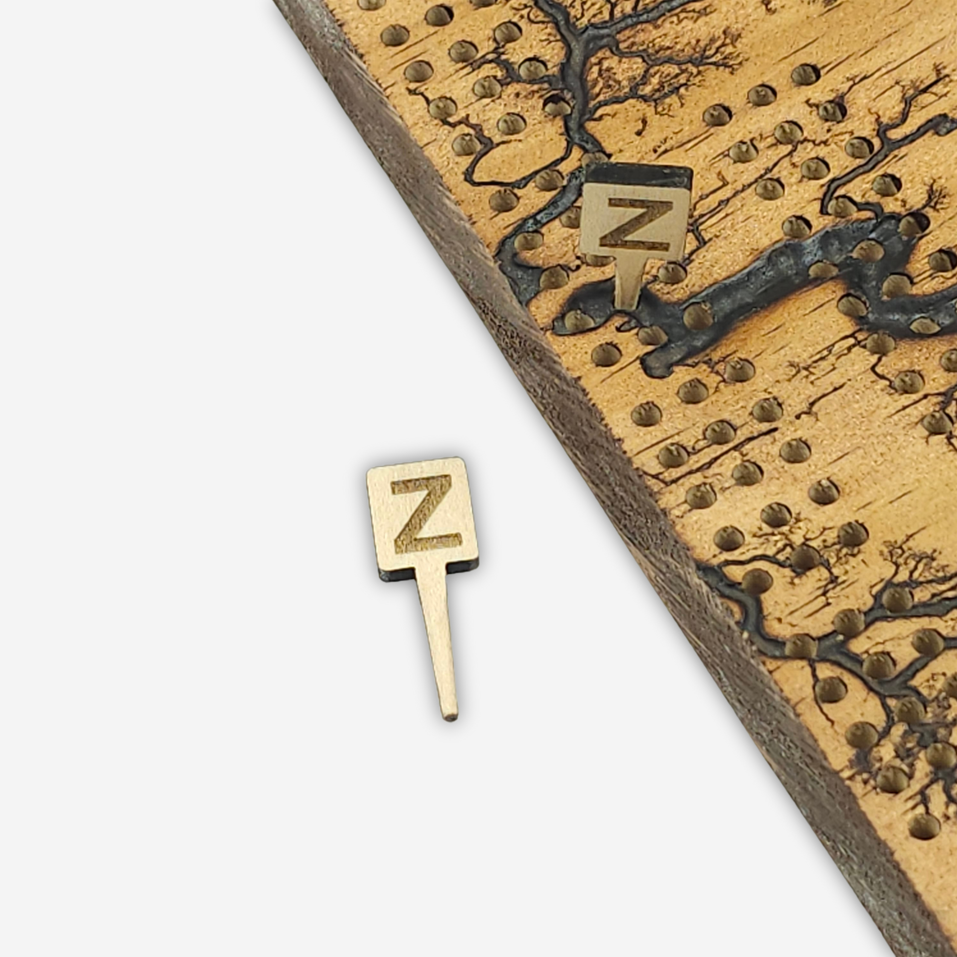 Letter "Z" Cribbage Pegs