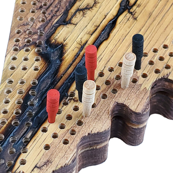 Deluxe Maine State Cribbage Board