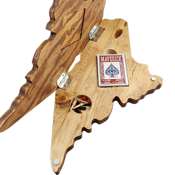 Deluxe Maine State Cribbage Board