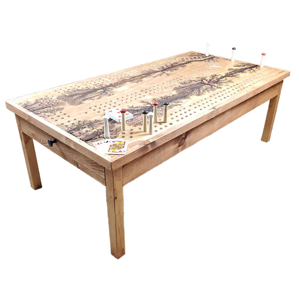 Coffee Table Cribbage Board