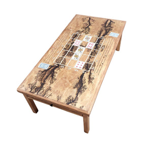 Cross Crib Coffee Table Cribbage Board