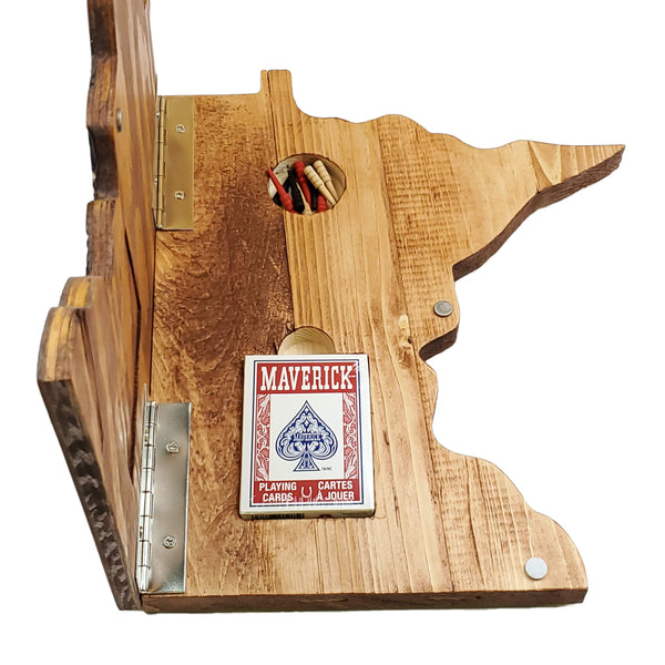 Deluxe Minnesota State Cribbage Board