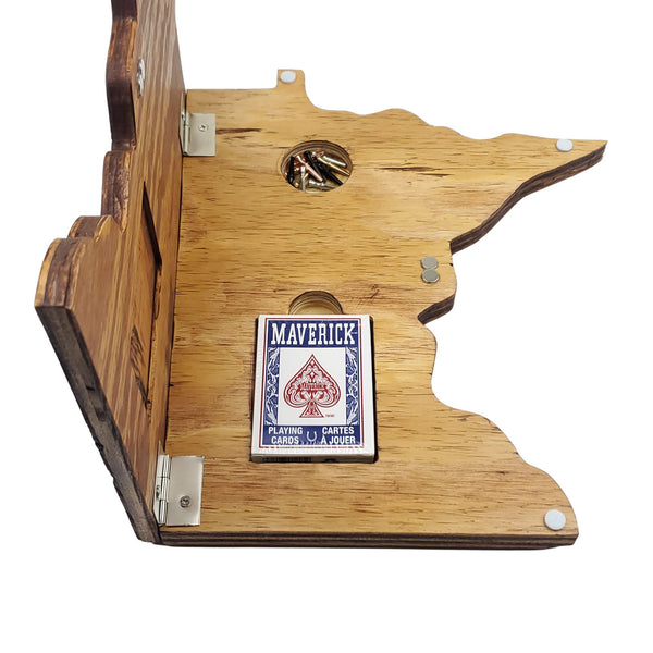 Deluxe Minnesota State 4 Track Cribbage Board
