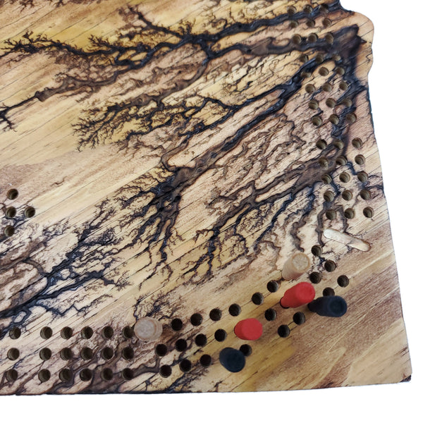 Deluxe Oregon State Cribbage Board