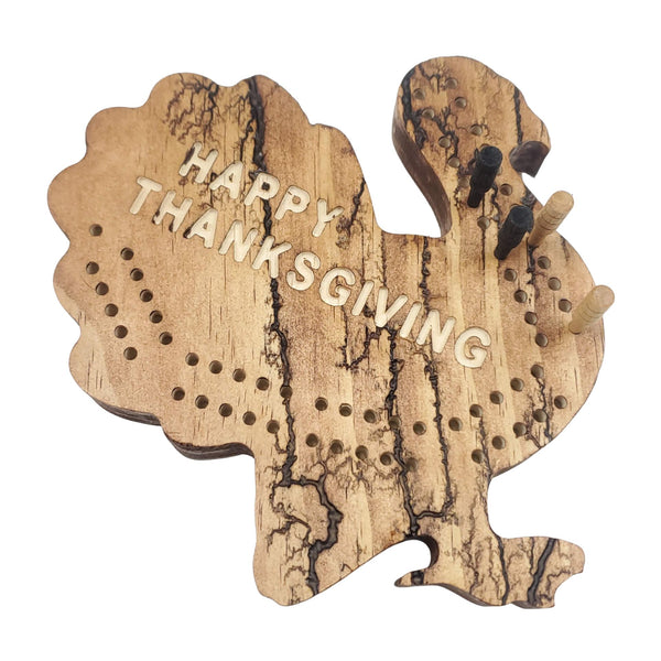 Thanksgiving Turkey Mini Cribbage Board