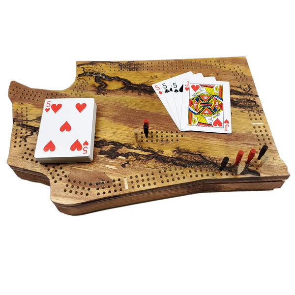 Deluxe Washington State Cribbage Board